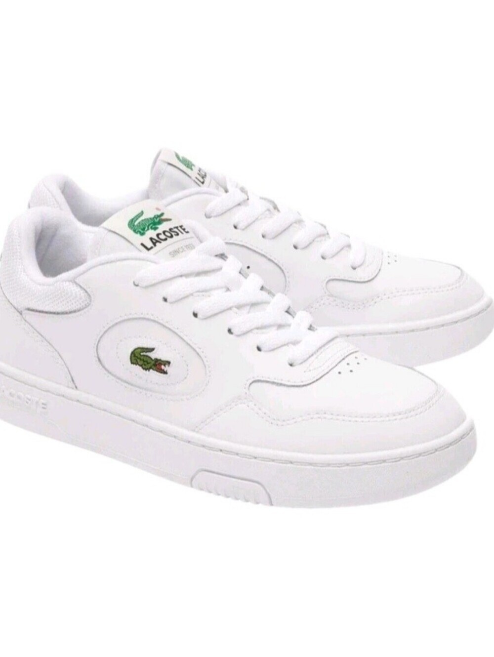 Lacoste Court White Lineset Athletic Sneakers  US Men's Size 10.5 NIB